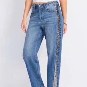 KanCan High Rise Slim Barrel Jean